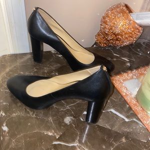 Michael Kors black comfortable heels.